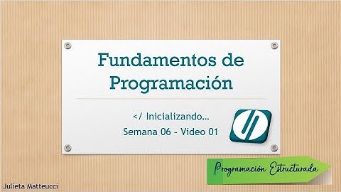 Programación Estructurada