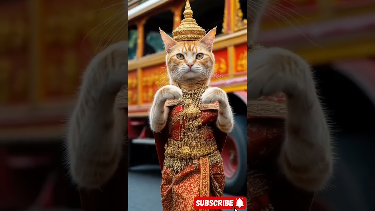 บุญบั้งไฟ ฉบับแมวส้ม#amazing #cat #แมวน่ารัก #funny #cutecat #animals