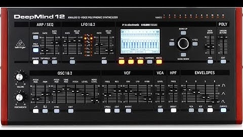 Testing Behringer DeepMind 12D - Quick Dry Test