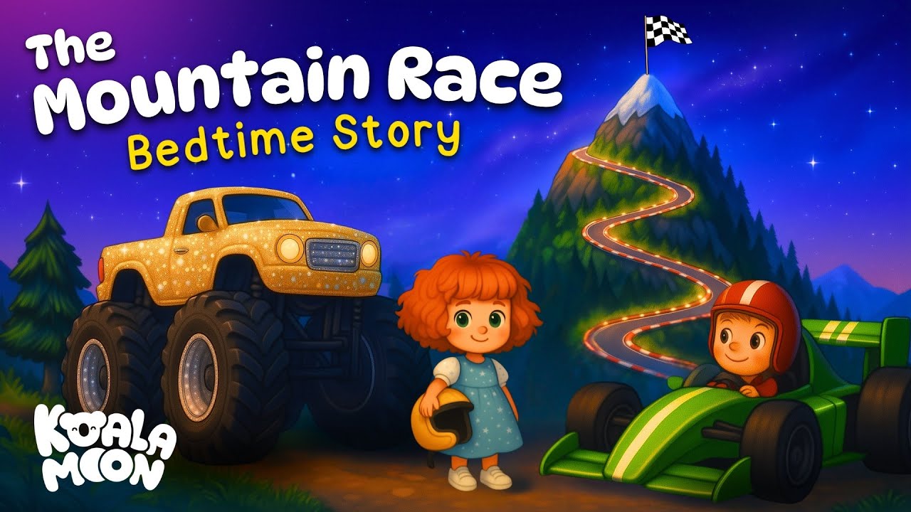 The Magical Mountain Race 🏔️ 🏎️ Bedtime Story for Car Kids 💤