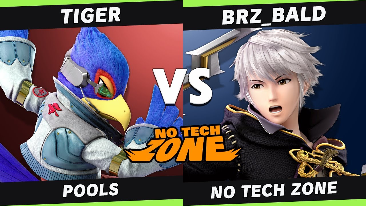 No Tech Zone - Tiger (Falco / Palutena) Vs. BRZ_Bald (Robin) - Pools