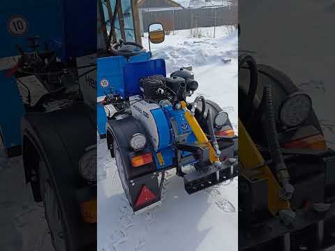 Мини Трактор самодельный на базе мотоблока Нева