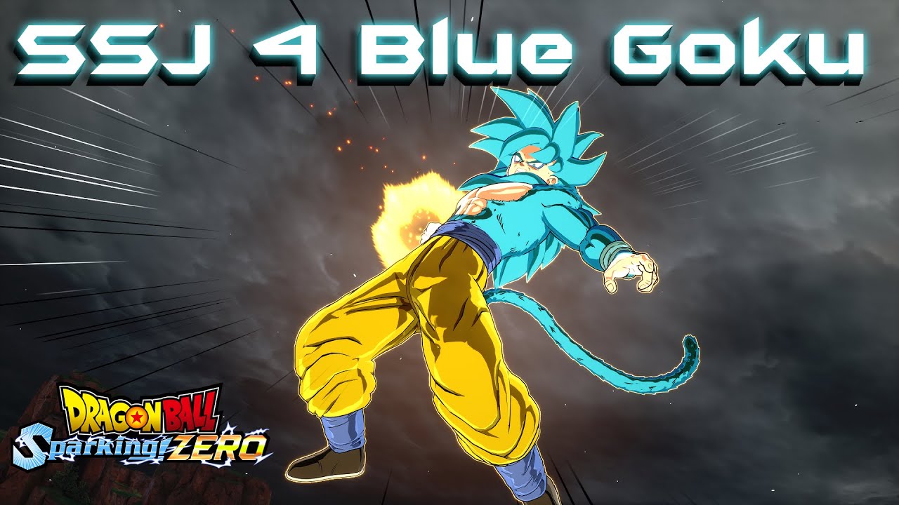 SSJ 4 Blue Goku In Sparking Zero !