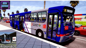 Lançamento Caio Apache VIP I MBB OF-1722m | Proton Bus Simulator | Mapa Vilarejo Linha 240