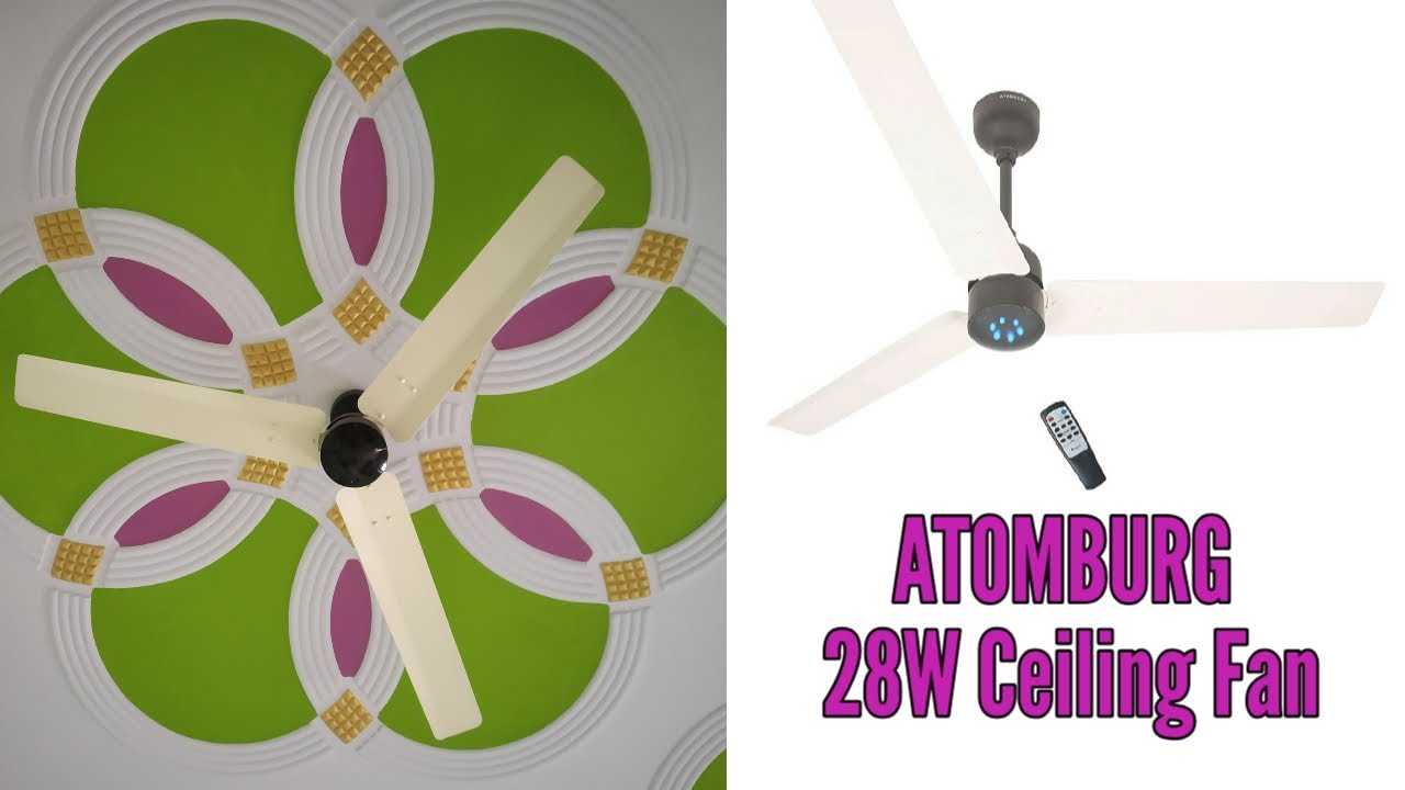 Atomberg Renesa 28W  BLDC Motor with Remote 3 Blade Ceiling Fan