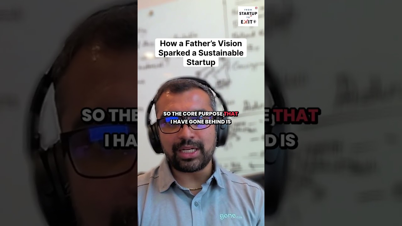 🌍 How a Father’s Vision Sparked a Sustainable Startup