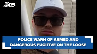 Suspect with felony warrants on the loose after running from Lynnwood police