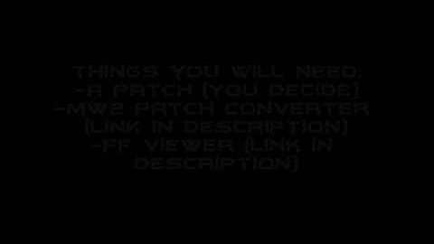 Mw2 Patch Converter ツ