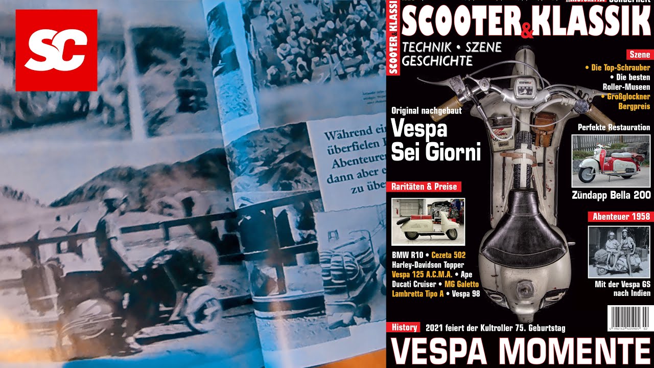 Die Geschichte des Motorrollers - Motoretta Sonderheft SCOOTER \u0026 KLASSIK  Vespa - YouTube