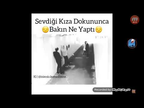 Sevdiği kıza dokununca bakın ne yaptı😉