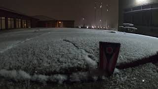 Snow Falling at 179th Airlift Wing (Time lapse) (2020) 🇺🇸