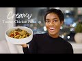 COOK WITH ME | Creamy Tuscan Chicken Pasta | Octavia B