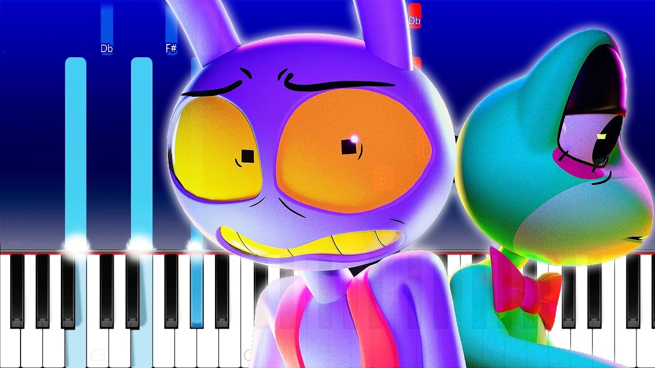 CG5 - Not Supposed To Love Me [Ode to JAX] The Amazing Digital Circus (Piano Tutorial)