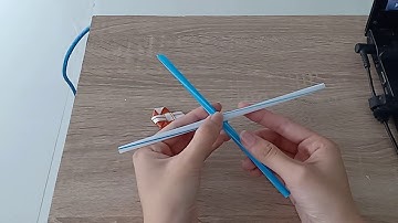 Cách xếp trái tim bằng ống hút từng bước