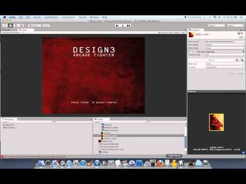GUI Skin Buttons in Unity 3D game development Tutorials by ForStudent.org