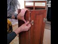 How to install lazy Susan DOOR