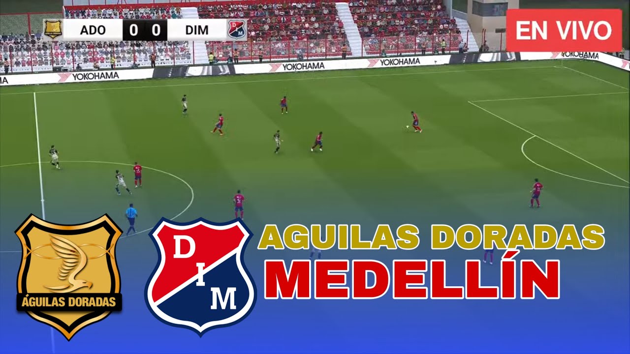 Águilas Doradas vs Medellín Liga BetPlay 2025 Partido Simulación  PES 2021