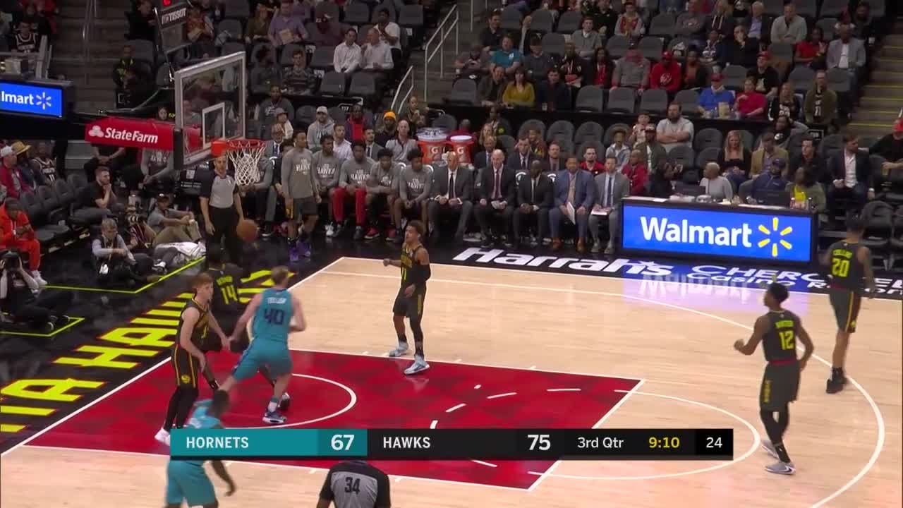 3rd Quarter, One Box Video: Atlanta Hawks vs. Charlotte Hornets