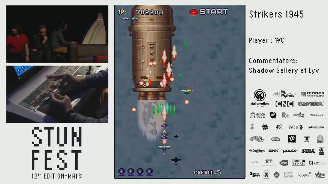 arcade juegos Strikers 1945 by WC - Stunfest 2016