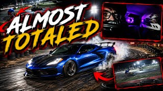 Drifting Real Cars on a Go Kart Track Almost Crashed!