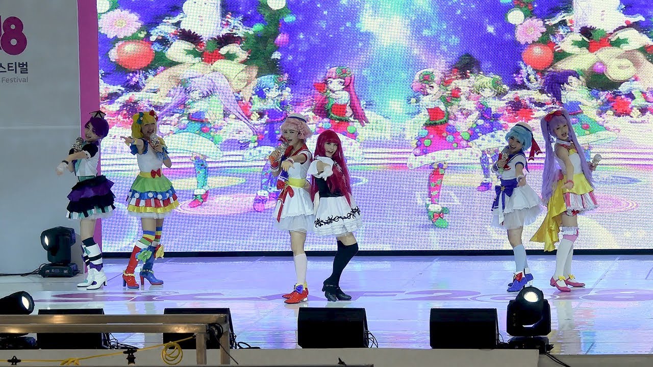 180823 [뮤지컬 프리파라 갈라쇼] - 'Realize! (솔라미 드레싱)'  with 버스터즈(Busters) 직캠 {제22회 서울 국제만화애니메이션페스티벌}