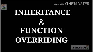 Inheritance and Function Overloading in C++|Tutorial on C++|Harsha Vardhan Sai