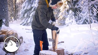 Making traditional pine wood SHINGLES with hand tools.