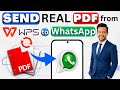 Easiest Way to Send PDFs from WPS Office to WhatsApp in Just One Tap 📱