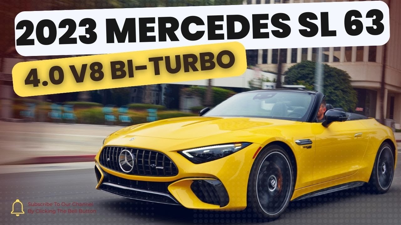 Speed & Luxury: The 2023 Mercedes-AMG SL 63 - YouTube