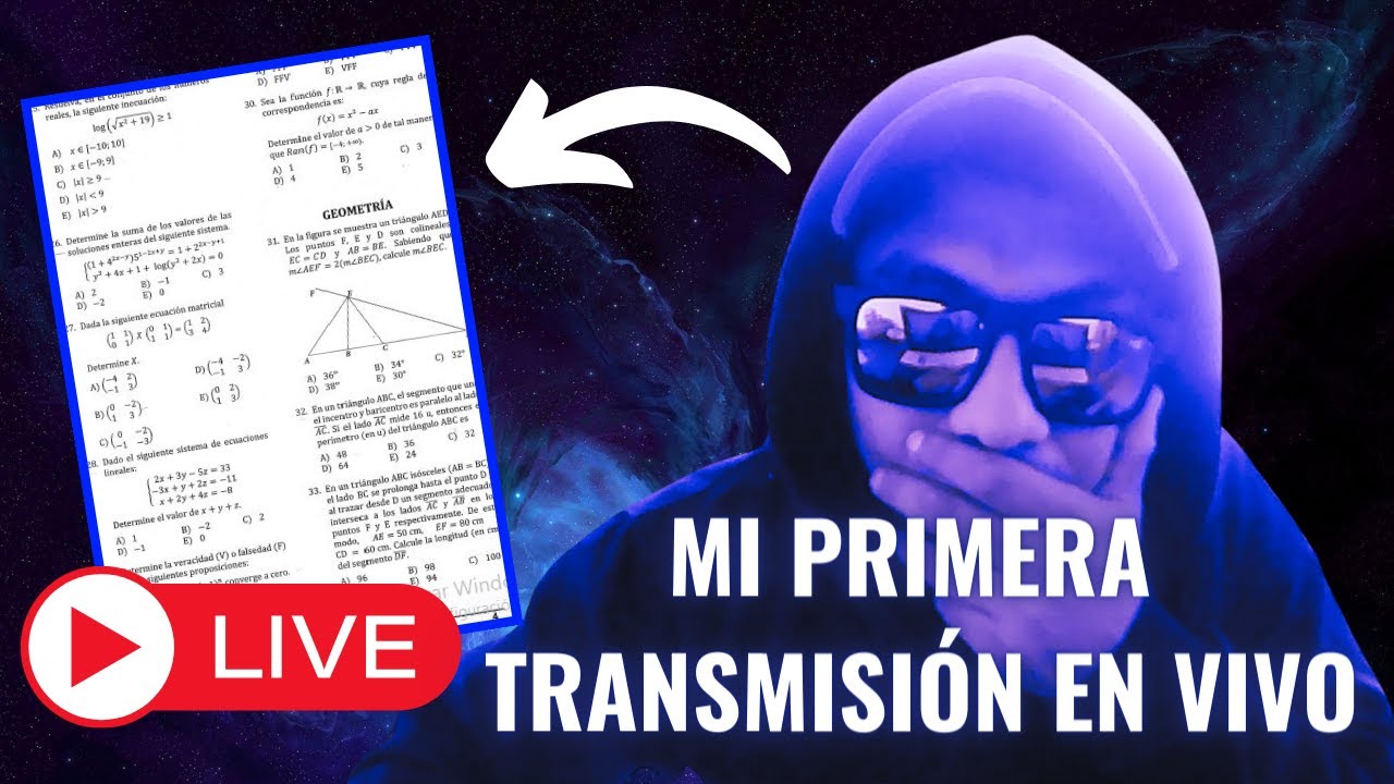 MI PRIMER STREAM | TERRIBLE | PRUEBA DE SELECCIÓN CEPRE UNI 2024-2