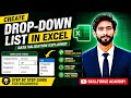 Create Drop-Down List in Excel | Data Validation Explained