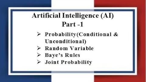 Lec:06 | Artificial Intelligence (P-1)| Probability| Random Variable | Baye