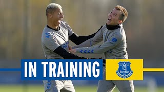 HEADERS, VOLLEYS + TOP CONTROL! | EVERTON IN TRAINING