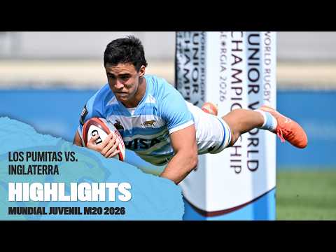 07/07/2026 Los Pumitas 38 vs England 40 - U20 World Championship Matchday 3