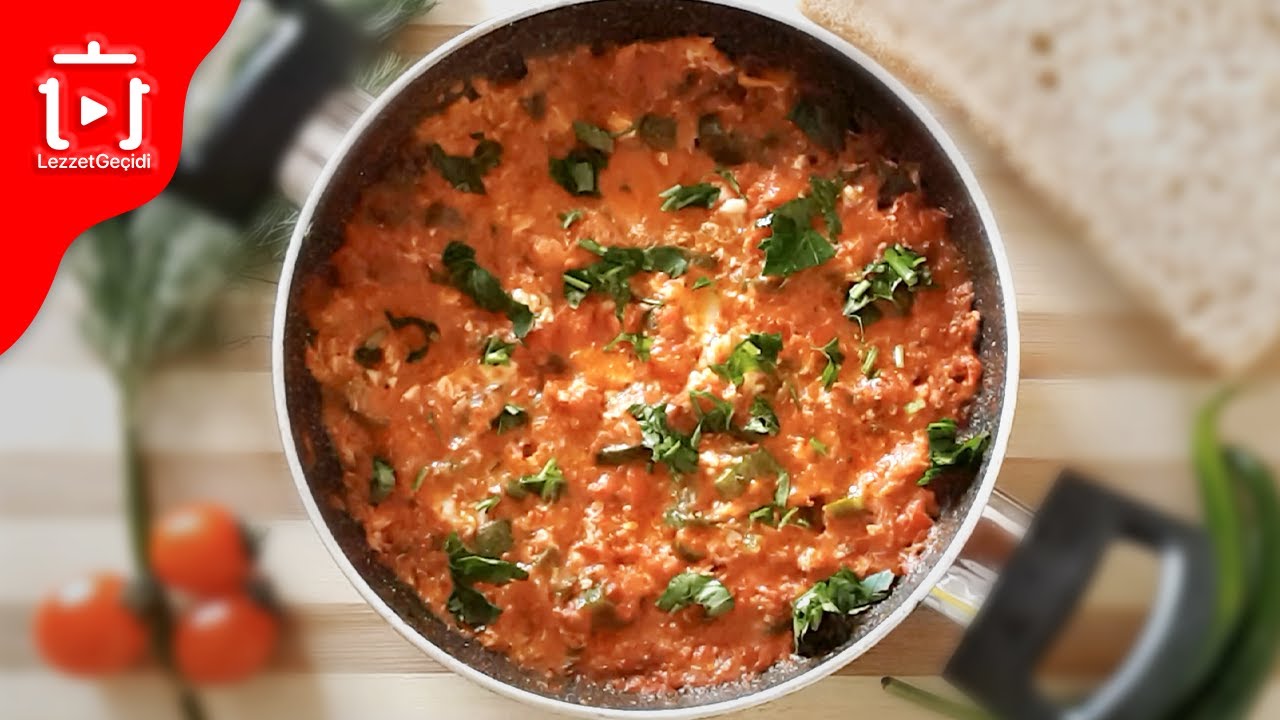 Menemen Nasıl Yapılır (Kolay Yemek Tarifleri Kahvaltılık Hazırlama)