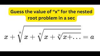 Nested root problem in a sec