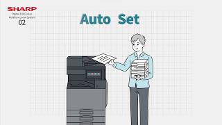 MFP Feature Animation - #02 Auto Set : SHARP