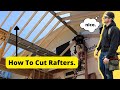 How To Cut Roof Rafters - INSANE Backyard Pt 6