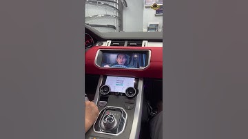 SPECIAL ANDROID SCREEN FOR RANGE ROVER #automobile #dxbcars #caraccessories #androidscreen