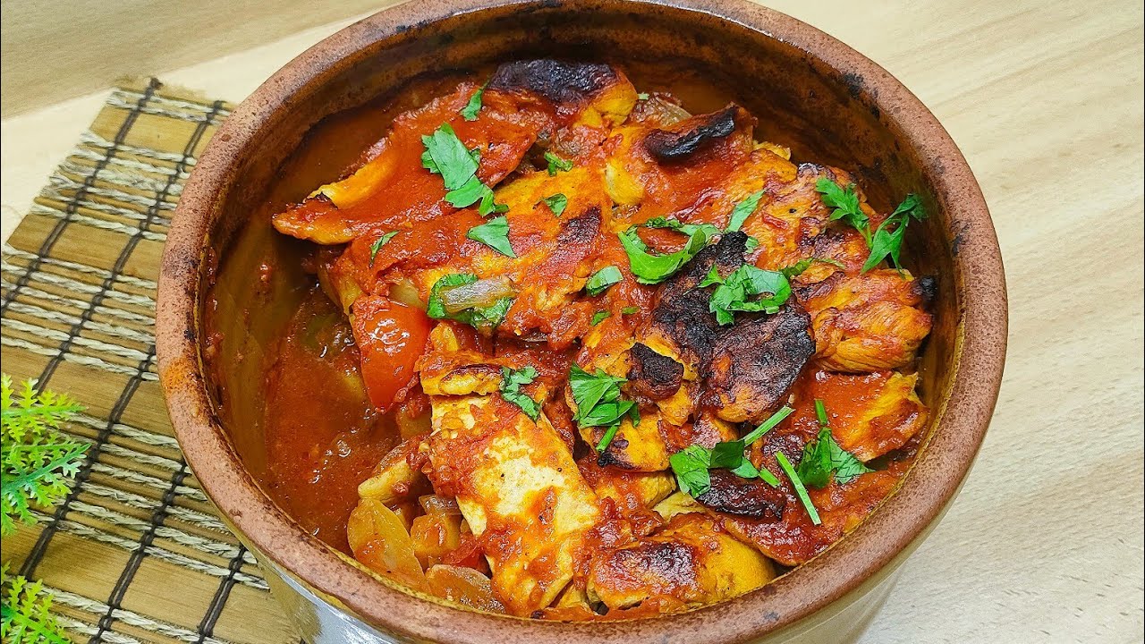 كفاية #مكرونة  و #بانيه  😂😂 هاتي صدر فرخة  و تعالي نعمل احلي طاجن بالخضار #مطبخ_داليا