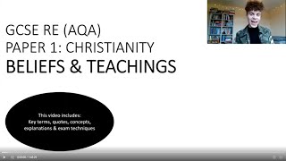 GCSE RELIGIOUS STUDIES: CHRISTIANITY - BELIEFS & TEACHINGS (AQA PAPER 1)