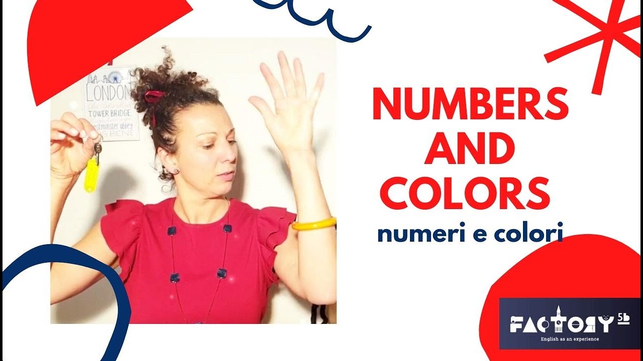 Inglese Per Bambini Numbers And Colours Numeri E Colori Youtube