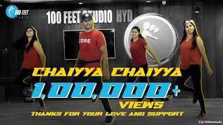Chaiyya Chaiyya | AR Rahman | Bollydance Workout | Zumba Dance | 100 Feet Studio