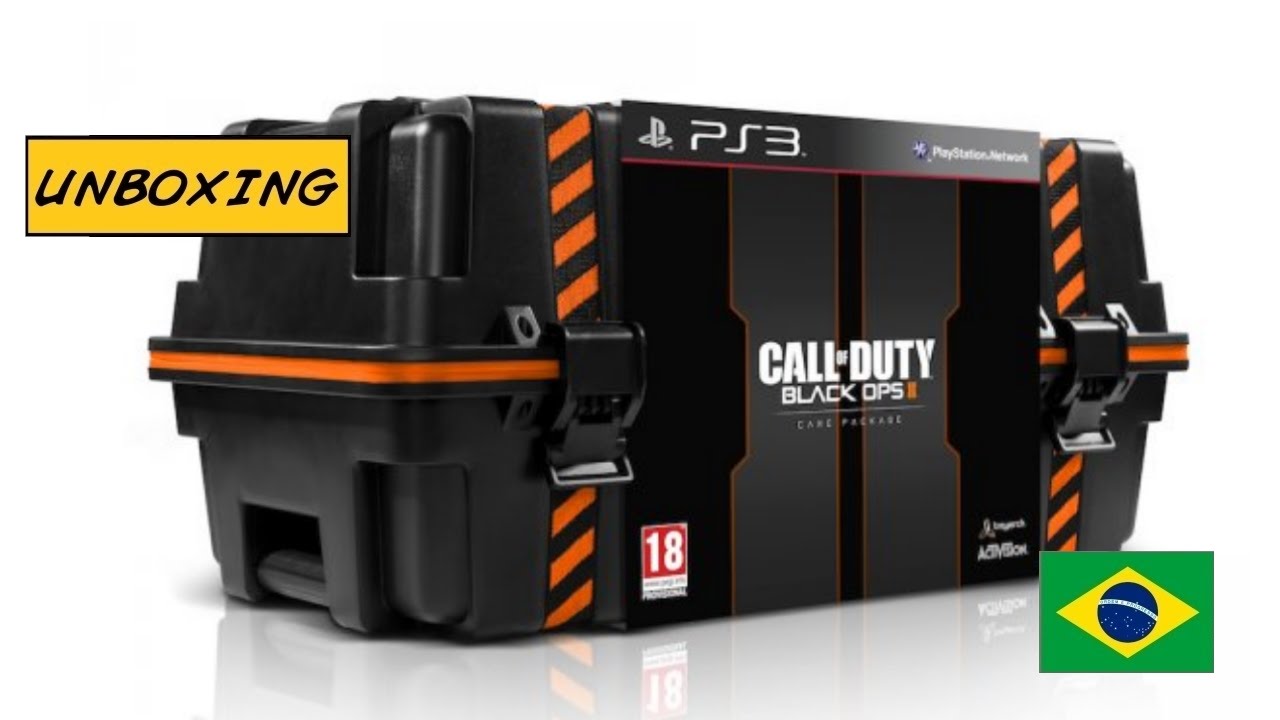 [Unboxing] PS3 Call of Duty Black Ops 2 Care Package Edition PT-BR ...