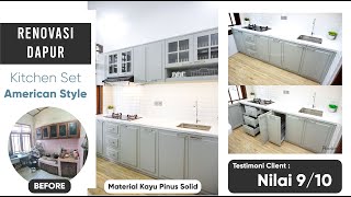 Renovasi Dapur || Kitchen Set American Style by Kreakita Homedecor 364 views 2 years ago 3 minutes, 53 seconds