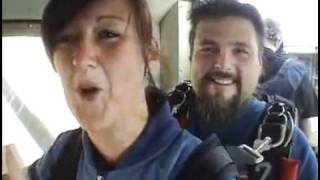 Tandemsprung von Diana bei skydive nuggets in Leutkirch