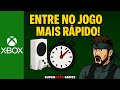 COMO ENTRAR MAIS RÁPIDO NO JOGO NO XBOX SERIES S OU X APERTANDO O BOTÃO A