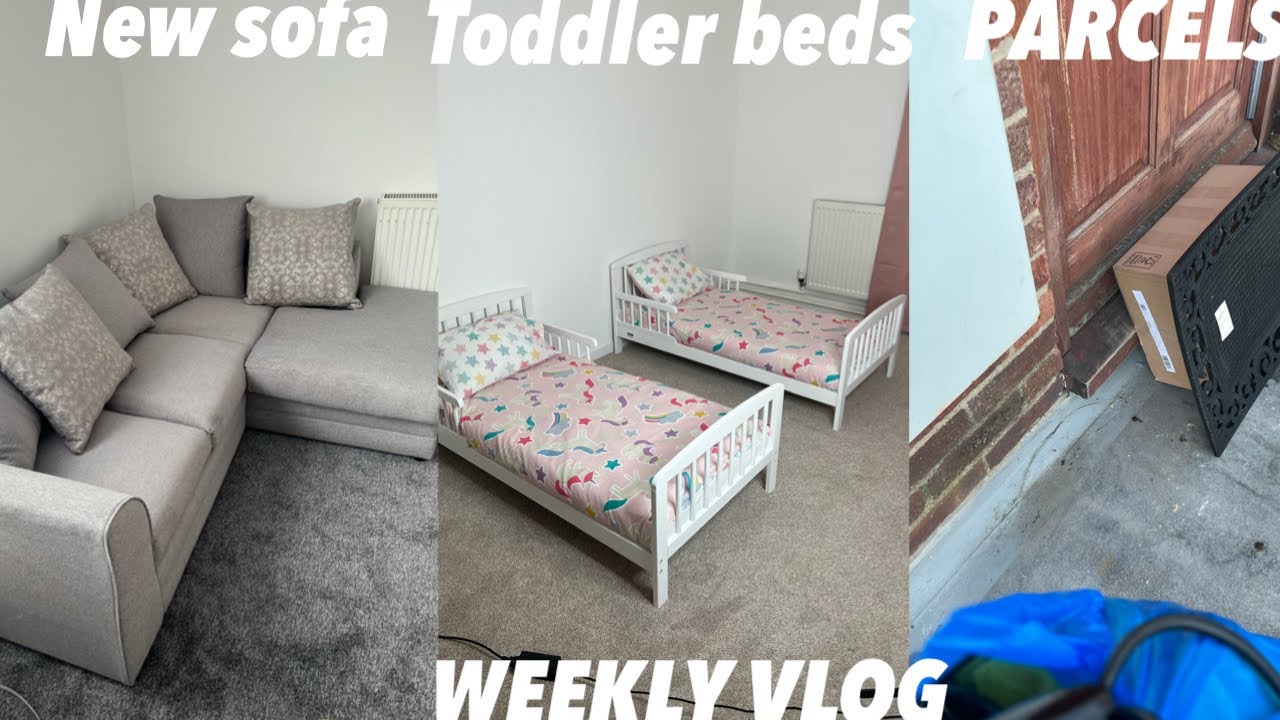 FAILED WEEKLY VLOG • MY DAUGHTER WAS SICK • MY SOFA ARRIVED • TODDLER BED IS SET UP & MORE…