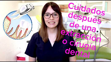 ¿Qué no se puede hacer después de una extracción dental?