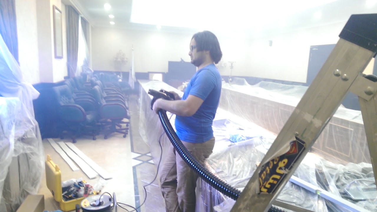 Preparation of clarity matrix installation planar video wall Part-2 ...